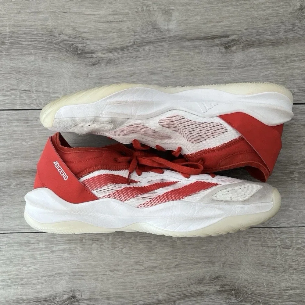adidas Adizero Select 2.0 Mens Size 11 Red White Basketball Shoes IG6685